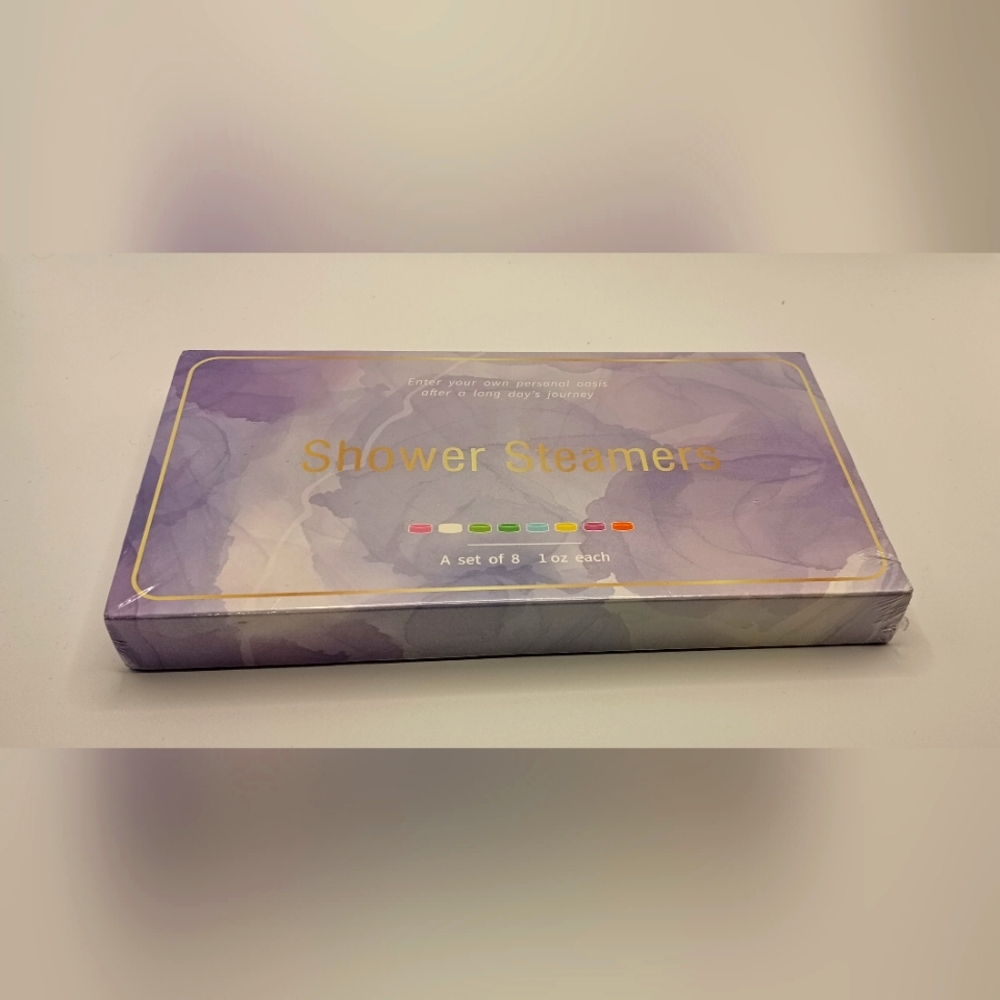 Shower Steamer Set  8pc Gift set New In Box Unopened Relaxing Spa Aromatherapy